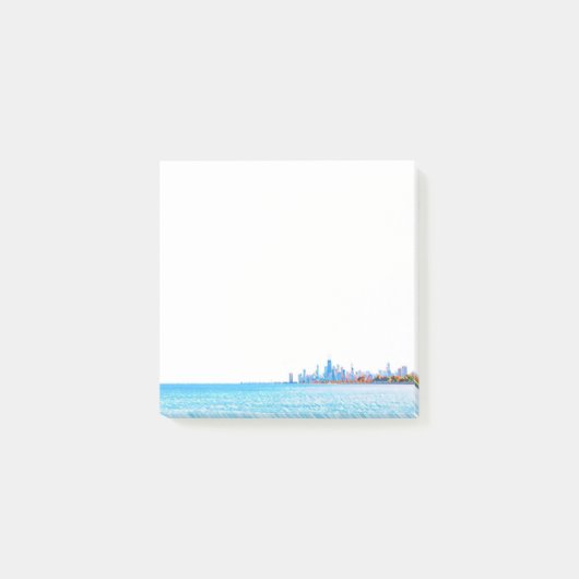 Chicago Skyline Post-it Notes (Voorkant)
