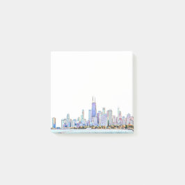 Chicago Skyline Post-it Notes