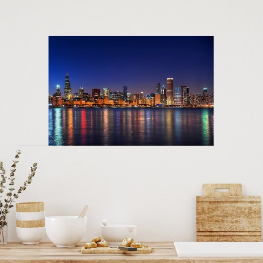 CHICAGO SKYLINE POSTER (Keuken)