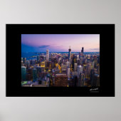 Chicago Skyline Poster (Voorkant)