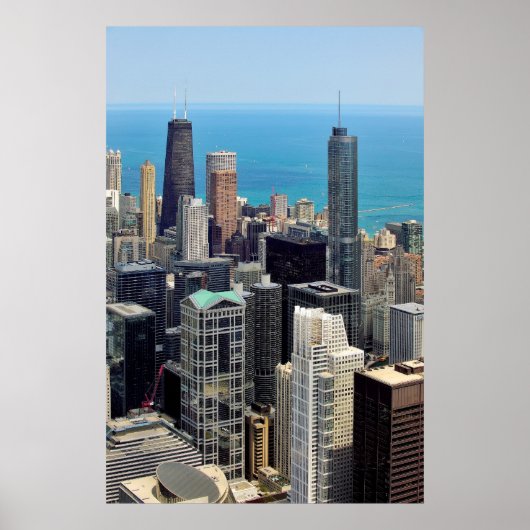 Chicago skyline poster (Voorkant)