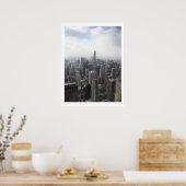 Chicago Skyline Poster (Keuken)