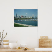Chicago Skyline Poster (Keuken)