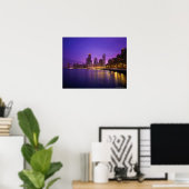 Chicago Skyline Poster (Thuiskantoor)