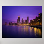 Chicago Skyline Poster (Voorkant)