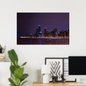 Chicago Skyline Poster (Thuiskantoor)