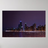 Chicago Skyline Poster (Voorkant)