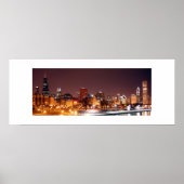 Chicago Skyline Poster (Voorkant)