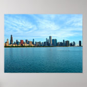 Chicago Skyline Poster (Voorkant)