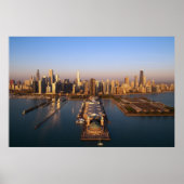 Chicago Skyline Poster (Voorkant)
