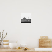 Chicago Skyline Poster (Keuken)