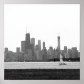 Chicago Skyline Poster (Voorkant)