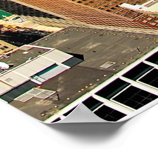 Chicago skyline poster (Hoek)