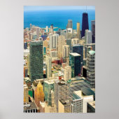 Chicago skyline poster (Voorkant)