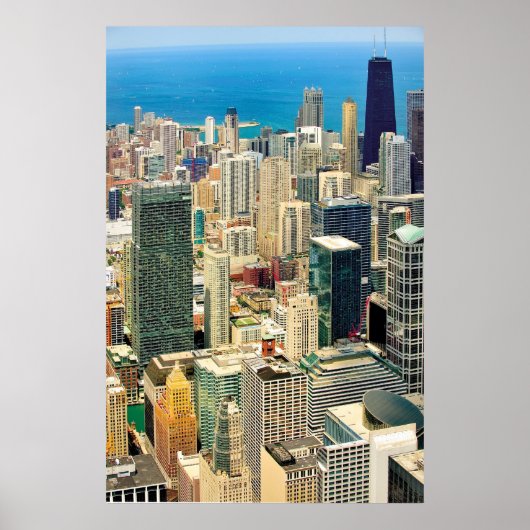 Chicago skyline poster (Voorkant)