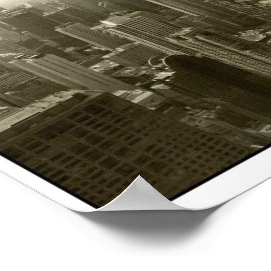 Chicago Skyline Poster (Hoek)