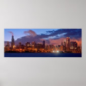 Chicago Skyline Poster (Voorkant)