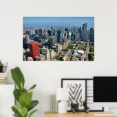 Chicago Skyline Poster (Thuiskantoor)