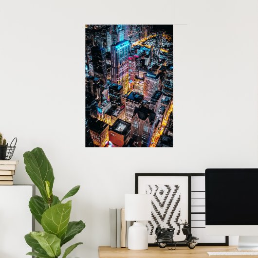 Chicago skyline poster (Thuiskantoor)