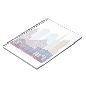 CHICAGO SKYLINE POSTER PASTEL NOTITIEBOEK (Linkerzijde)