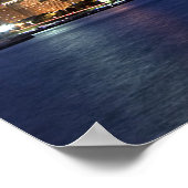 Chicago Skyline Poster w/Fireworks (Hoek)