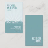 Chicago Skyline Professional visitekaartje (Voorkant / Achterkant)