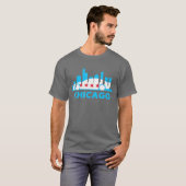 Chicago Skyline Race Shirt (Voorkant volledig)