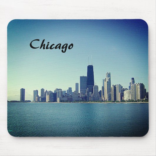 Chicago Skyline Recoleta Filter Muismat (Voorkant)