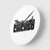 Chicago Skyline Ronde Klok (Hoek)