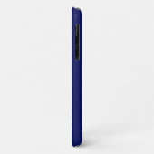 Chicago Skyline Silhouet Blauw Case-Mate iPhone Case (Achterkant/links)