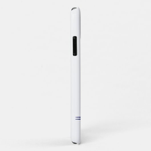 Chicago Skyline Silhouette Blue Case-Mate iPhone Case (Achterkant/rechts)