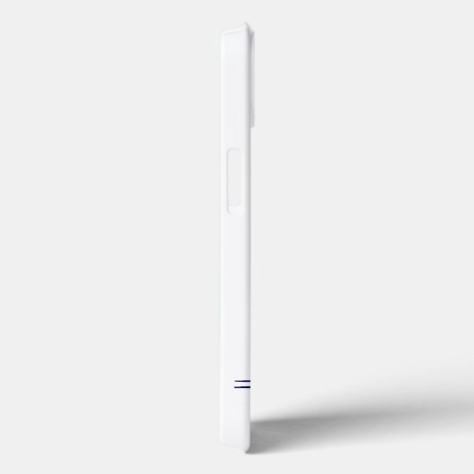 Chicago Skyline Silhouette Blue Case-Mate iPhone Case (Achterkant / Rechts)