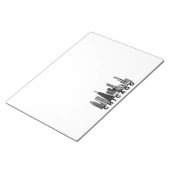 Chicago Skyline Silhouette  Notitieblok (Schuin)