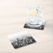 Chicago Skyline Sketch Kartonnen Onderzetters (Insitu)