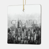 Chicago Skyline Sketch Keramisch Ornament (Links)