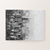 Chicago Skyline Sketch Legpuzzel (Horizontaal)