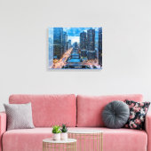 Chicago Skyline Skyscrapers Canvas Afdruk (Insitu (Woonkamer))