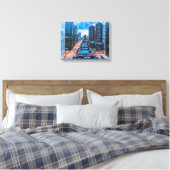 Chicago Skyline Skyscrapers Canvas Afdruk (Insitu (Slaapkamer))