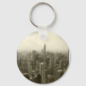 Chicago Skyline Sleutelhanger (Voorkant)