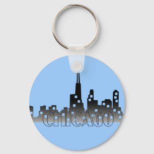 CHICAGO skyline Sleutelhanger