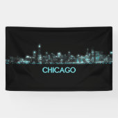 Chicago Skyline Spandoek (Horizontaal)