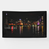 Chicago Skyline Spandoek (Horizontaal)