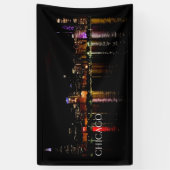 Chicago Skyline Spandoek (Verticaal)