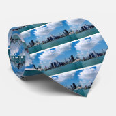 Chicago Skyline Stropdas (Opgerold)