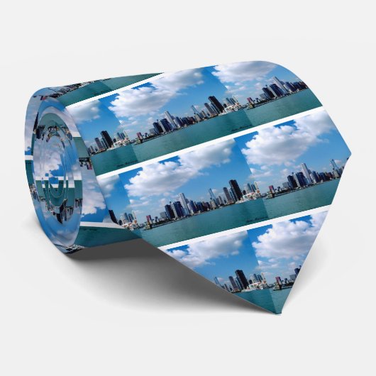 Chicago Skyline Stropdas (Opgerold)