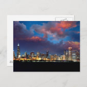 Chicago Skyline Sunset Briefkaart (Voorkant / Achterkant)