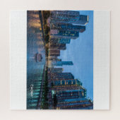 Chicago Skyline Sunset River Legpuzzel (Horizontaal)