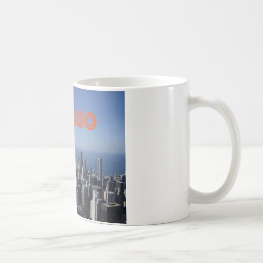 Chicago skyline T Koffiemok (Rechts)