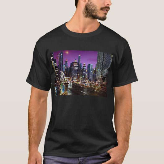 Chicago Skyline T-shirt (Voorkant)
