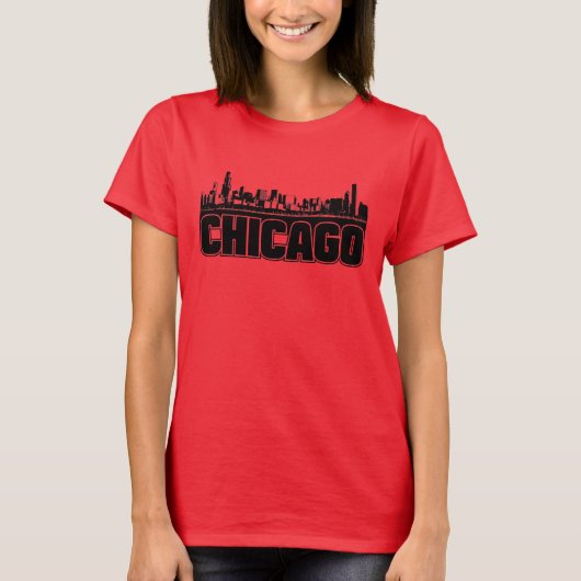Chicago Skyline T-shirt (Voorkant)